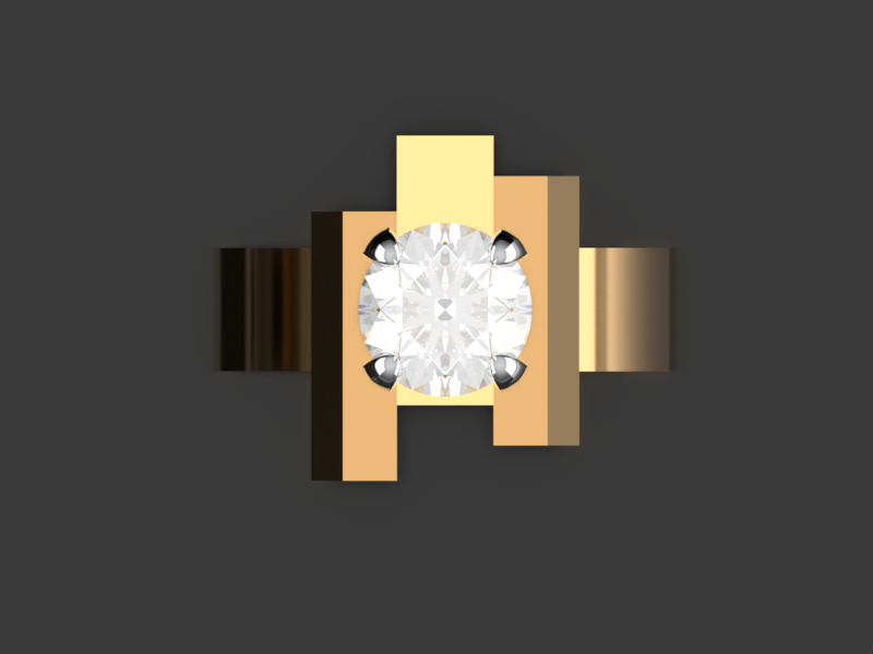 Bezaleel G02A Luxury Diamond Band thumbnail 4