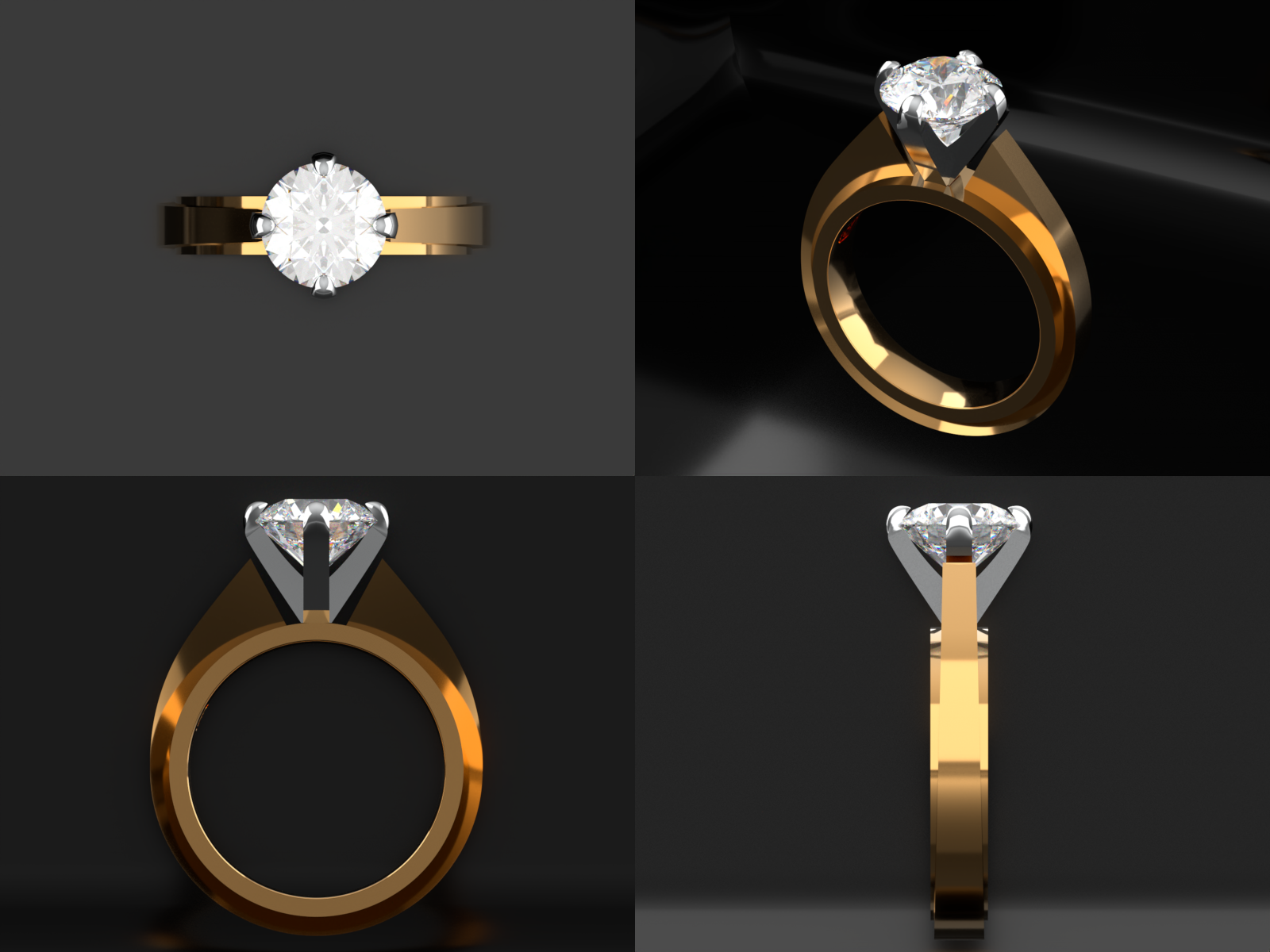 Bezaleel G03A Emerald Statement Ring thumbnail 5