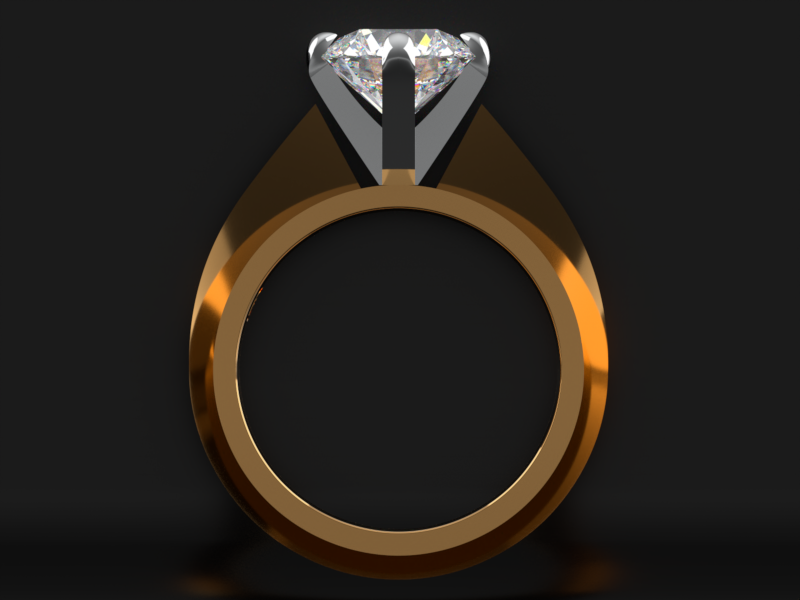Bezaleel G03A Emerald Statement Ring Hover