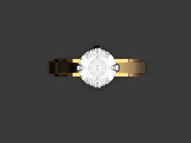 Bezaleel G03A Emerald Statement Ring thumbnail 4