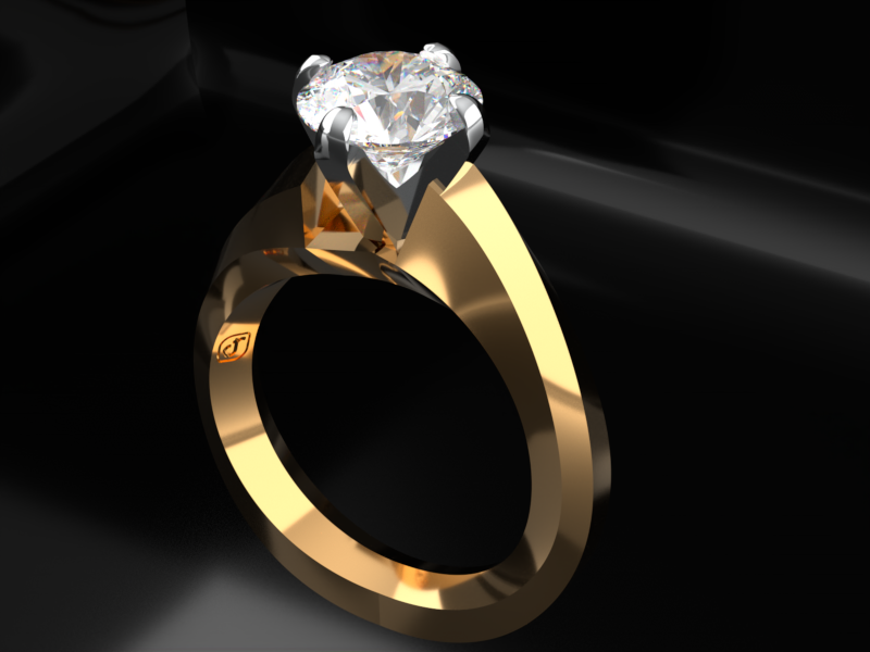 Bezaleel G04A Eternity Pavé Ring